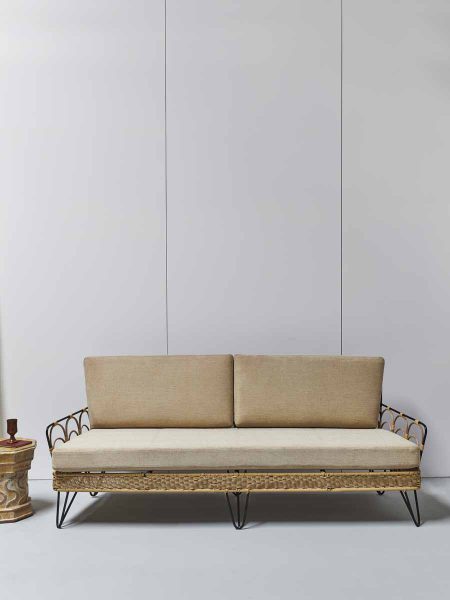 Cane 3 Seater Sofa