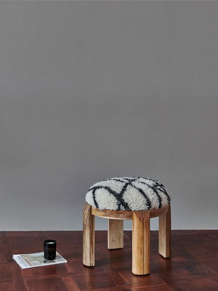 Jelena Round Ottoman